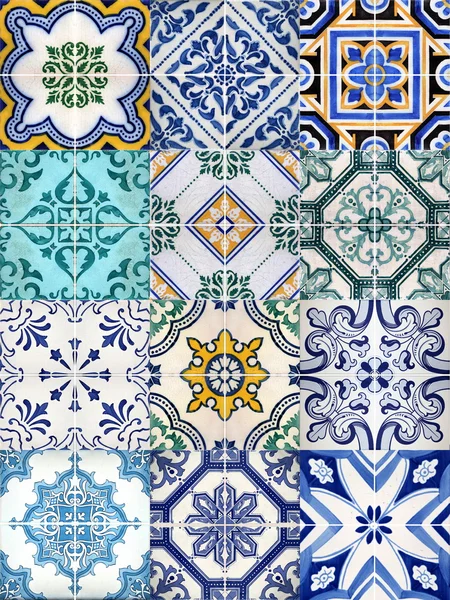 Португальська-глазуровані плитки — стокове фото