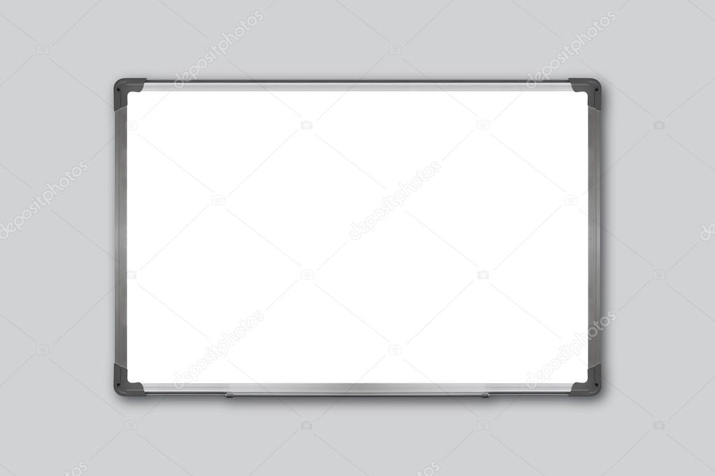 White board close up