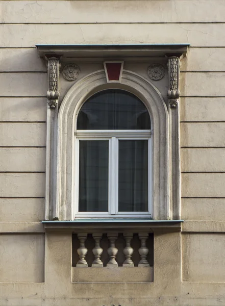 Prague window view — Stock Photo, Image