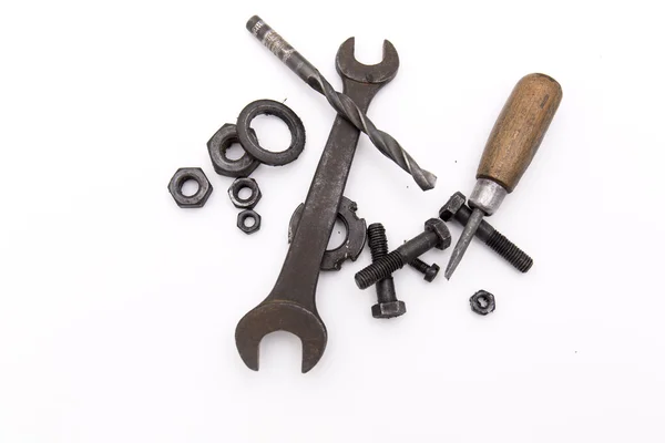 Βιομηχανικά εργαλεία σε κοντινό πλάνο — Φωτογραφία Αρχείου