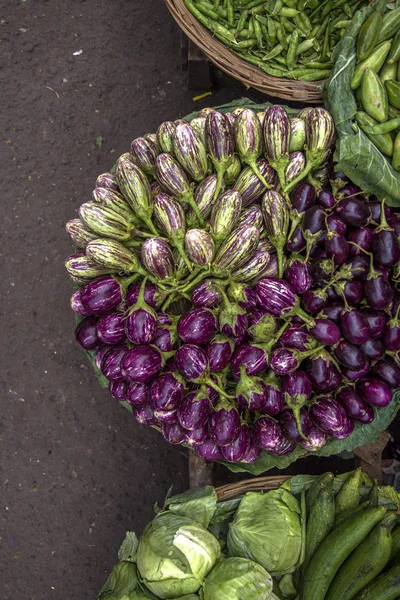 Vegetables on the market in Mumbai — Stock Photo, Image