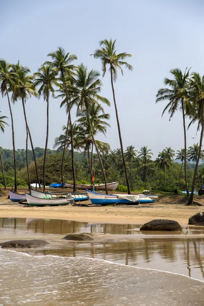 Strand in anjuna, goa — Stockfoto