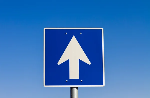 Direction blue sign — Stock Photo, Image