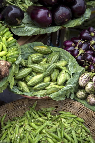 Овощи на рынке в Мумбаи — стоковое фото