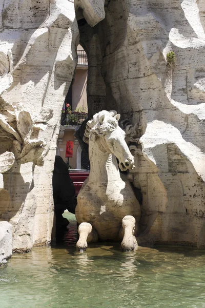 Brunnen von vier Flüssen — Stockfoto