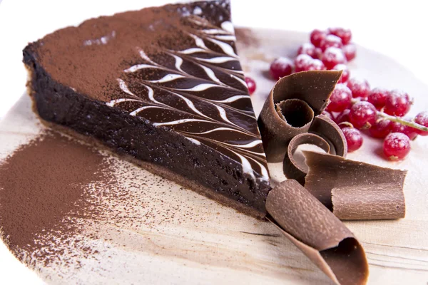Torta torta al cioccolato — Foto Stock