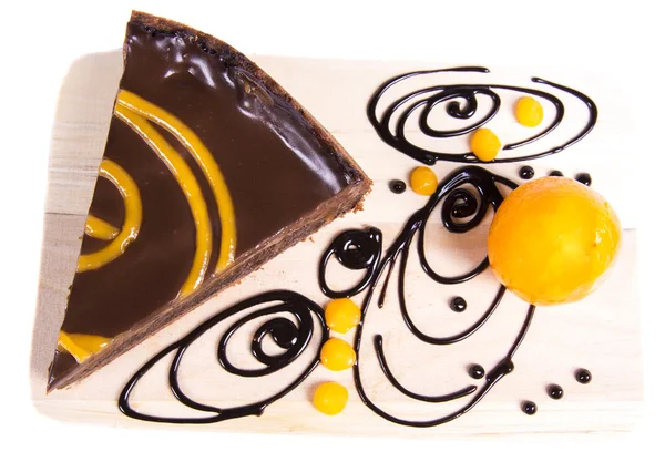 Gâteau chocolat orange — Photo