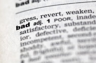 Sözlük ayrıntıları yakın çekim