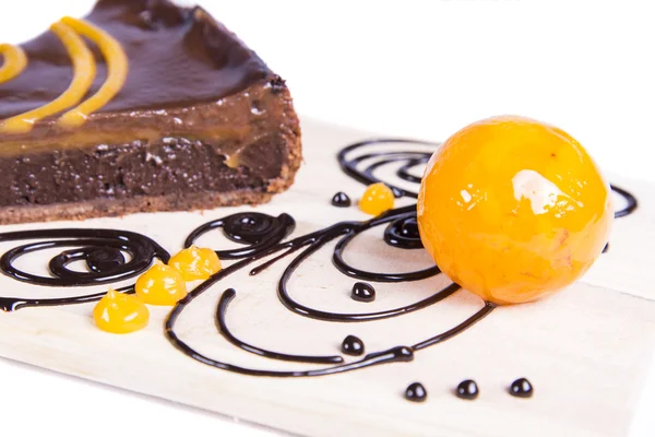 Gâteau chocolat orange — Photo