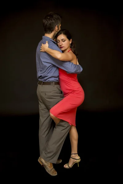 Två tango dansare — Stockfoto