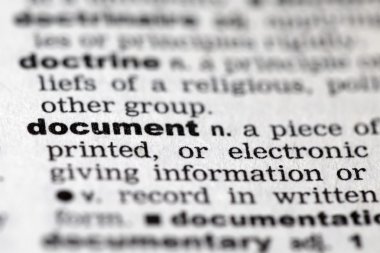 Sözlük ayrıntıları yakın çekim