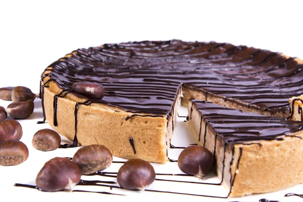 Maroons tart cake — Stock Photo, Image