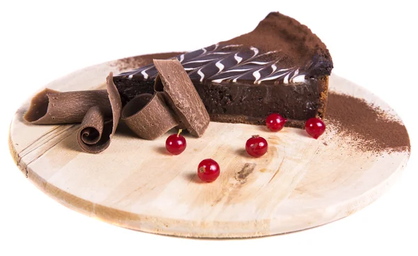 Torta torta al cioccolato — Foto Stock