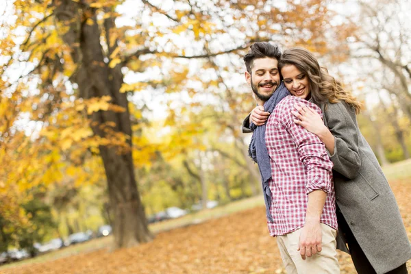 Pareja joven en el parque —  Fotos de Stock