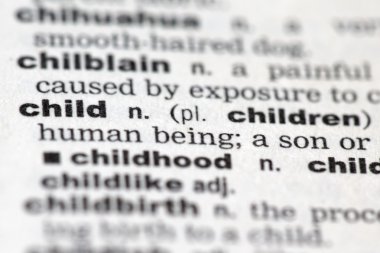 Sözlük ayrıntıları yakın çekim