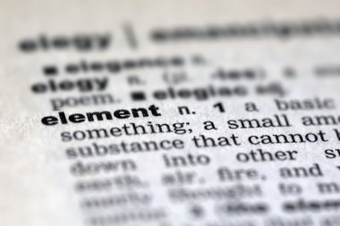 Sözlük ayrıntıları yakın çekim