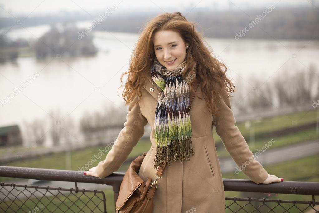 Young woman at outdoors