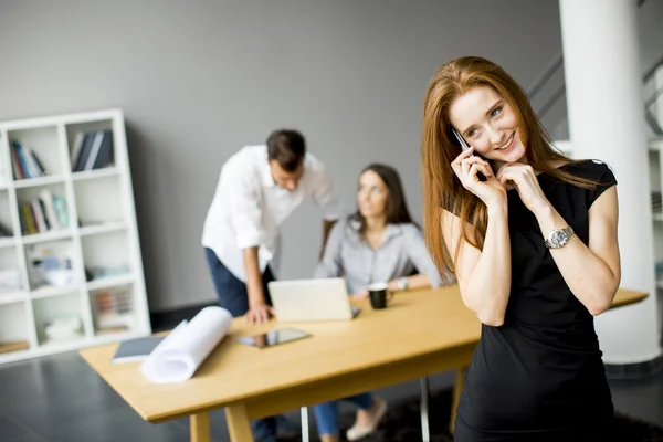 Young people in the office — Stock Photo, Image