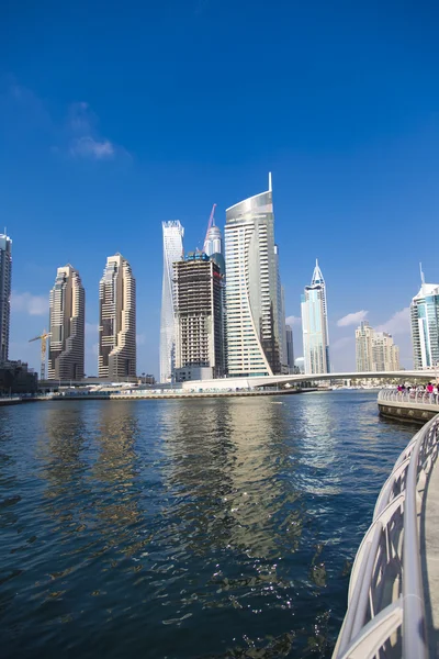 Dubai marina bekijken — Stockfoto