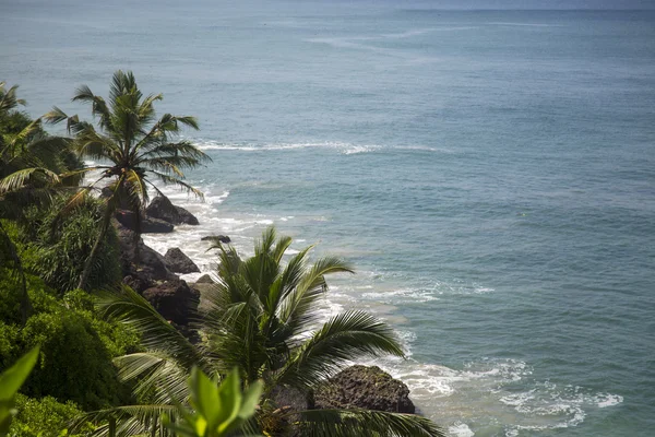 Uitzicht op het strand varkala — Stockfoto