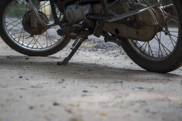 Vista de motocicleta antigua — Foto de Stock