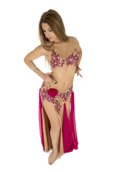 Bright belly dancer — Stock Photo, Image