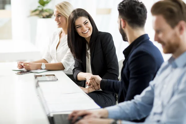 Young people in the office — Stock Photo, Image