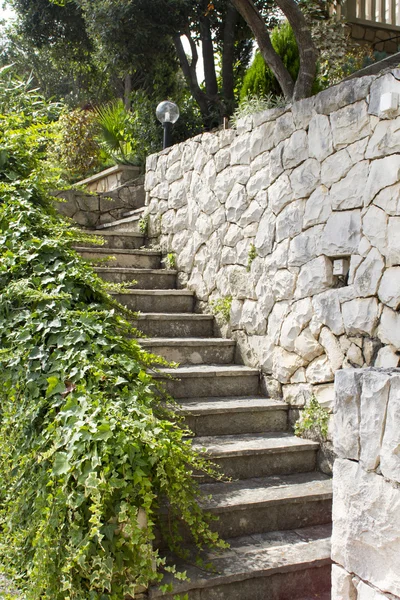 Escadas na ilha de Korcula — Fotografia de Stock