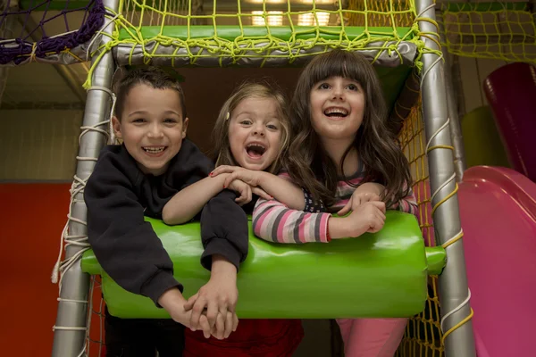 Cute children at playground — Stock Photo, Image