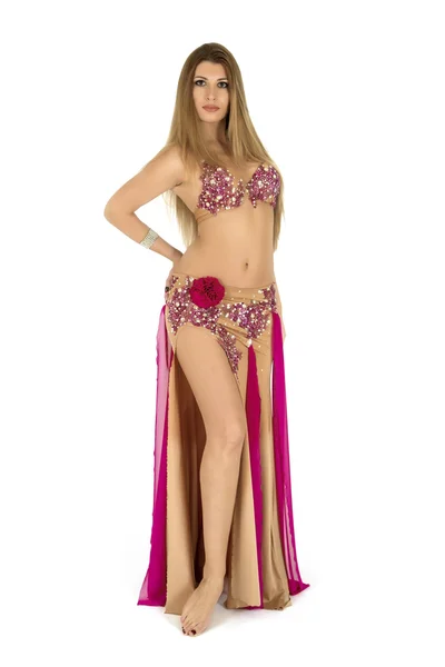 Bright belly dancer — Stock Photo, Image