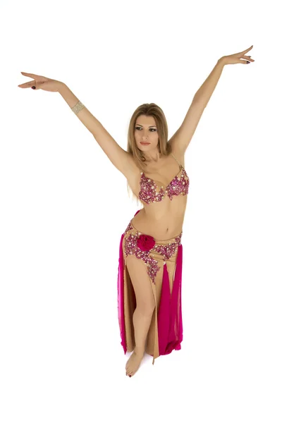 Bright belly dancer — Stock Photo, Image