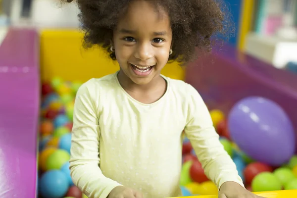 Black little girl — Stock Photo, Image