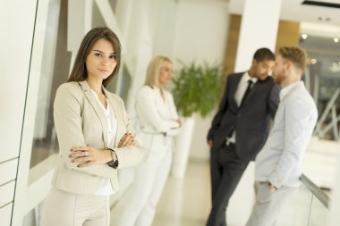 Modern multiratial iş adamları