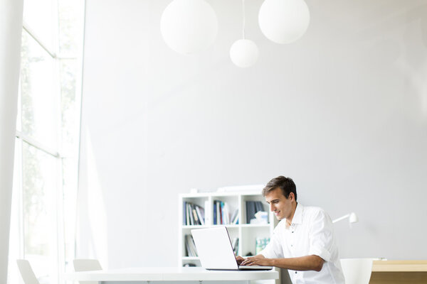 Young man in the office