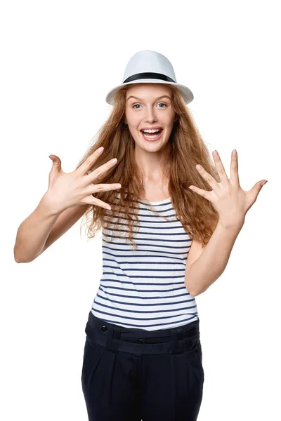 Handabzählen - zehn Finger — Stockfoto