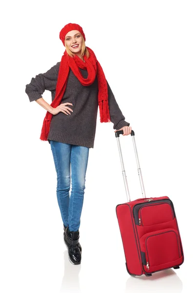 Woman traveller — Stock Photo, Image