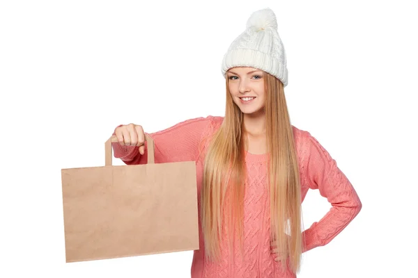 Concepto de compras invierno . —  Fotos de Stock