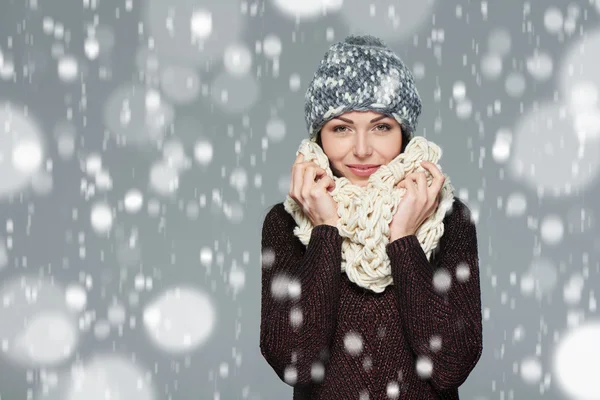 Christmas girl, winter concept. — Stock Photo, Image