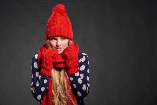 Christmas girl, winter concept — Stock Photo, Image