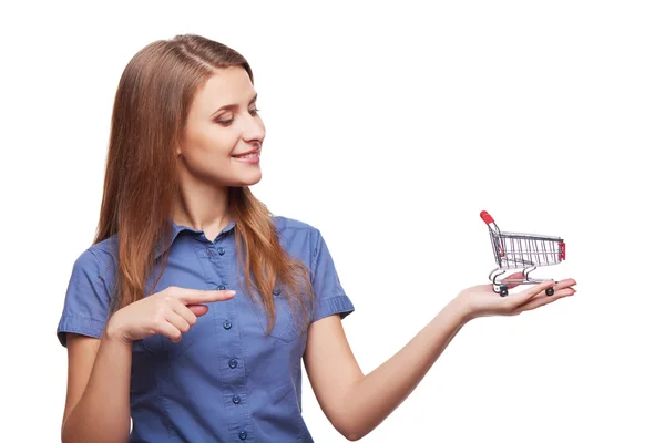 Concepto de compras mujer —  Fotos de Stock