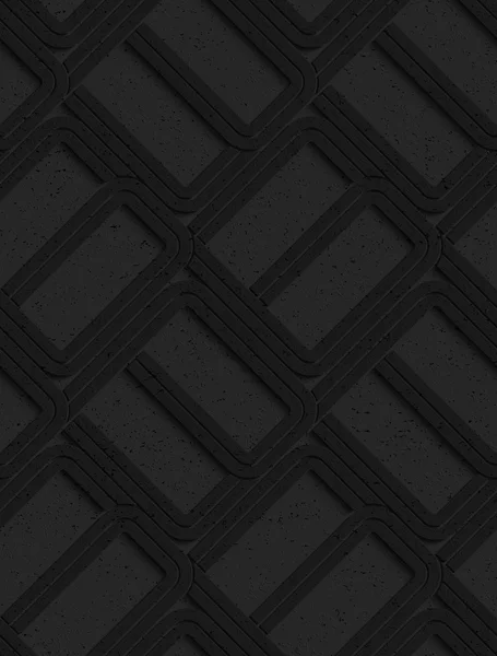 Чёрные текстурированные пластиковые прямоугольники — стоковый вектор