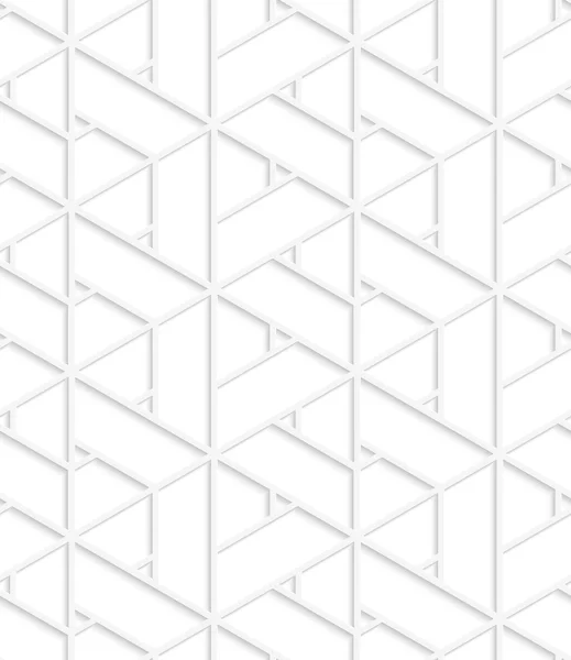 White 3D T triangular grid — Stockvector