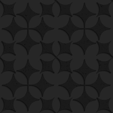 Siyah dokulu plastik sivri dört folyo