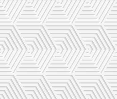 Renkli 3d örtüşen altıgenler 