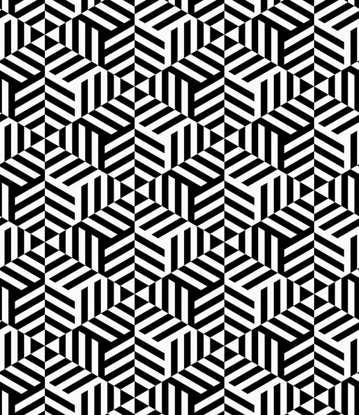 Чорно-білі смугасті трикутники — стоковий вектор