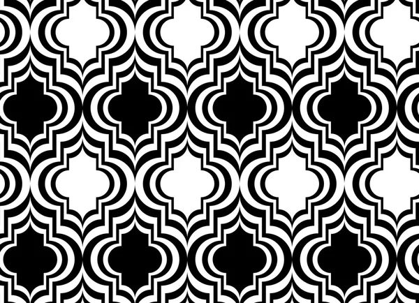 Zwart-wit verticaal Marrakesh — Stockvector