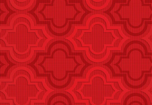 Красный Марракеш на клетчатом фоне — стоковый вектор
