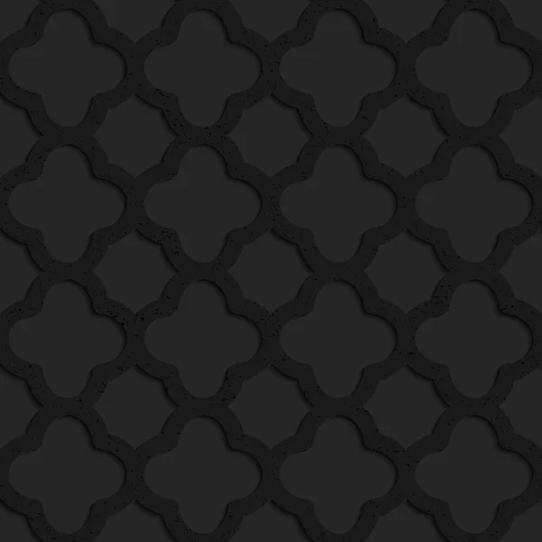 黑色纹理塑料圆形正方形网格 — 图库矢量图片