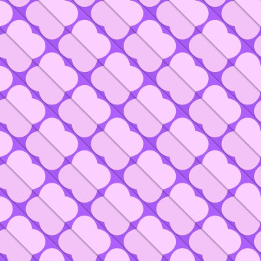 Retro 3d pembe ve mor çapraz kelebekler