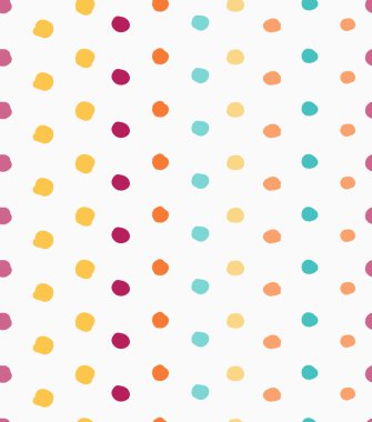 Boyalı yeşil sarı turuncu ve mor nokta